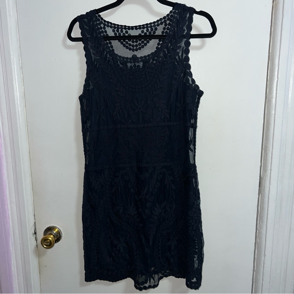 Express Navy Blue Dress